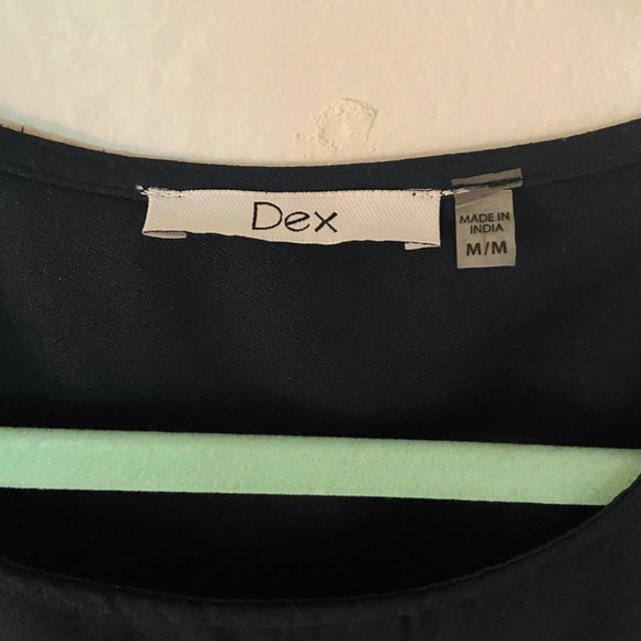 NWT navy Dex Clothing dress with back cutout - Picture 2 of 3
